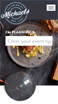 Mobile Screenshot of cateringbymichaels.com